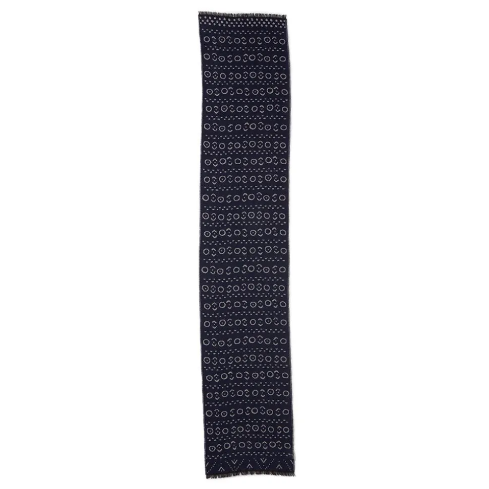 African Geometric Patterns Unisex Wool-Blend Scarf