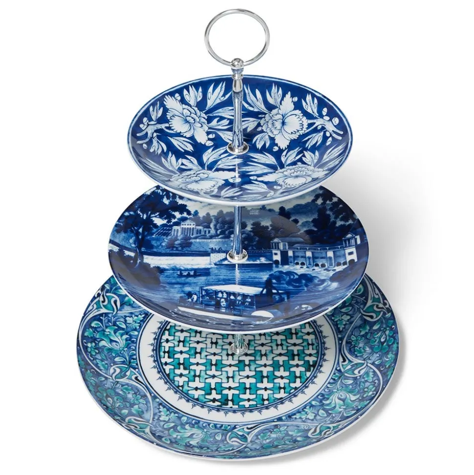 Blue & White Three-Tier Server