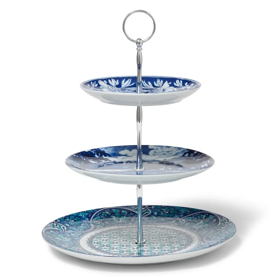 Blue & White Three-Tier Server