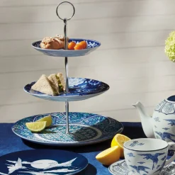 Blue & White Three-Tier Server