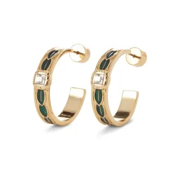 Bohemian Dragon Hoop Earrings