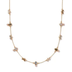 British Tree Of Life Long Charm Necklace