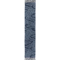 Chinese Cloud Reversible Unisex Wool Scarf