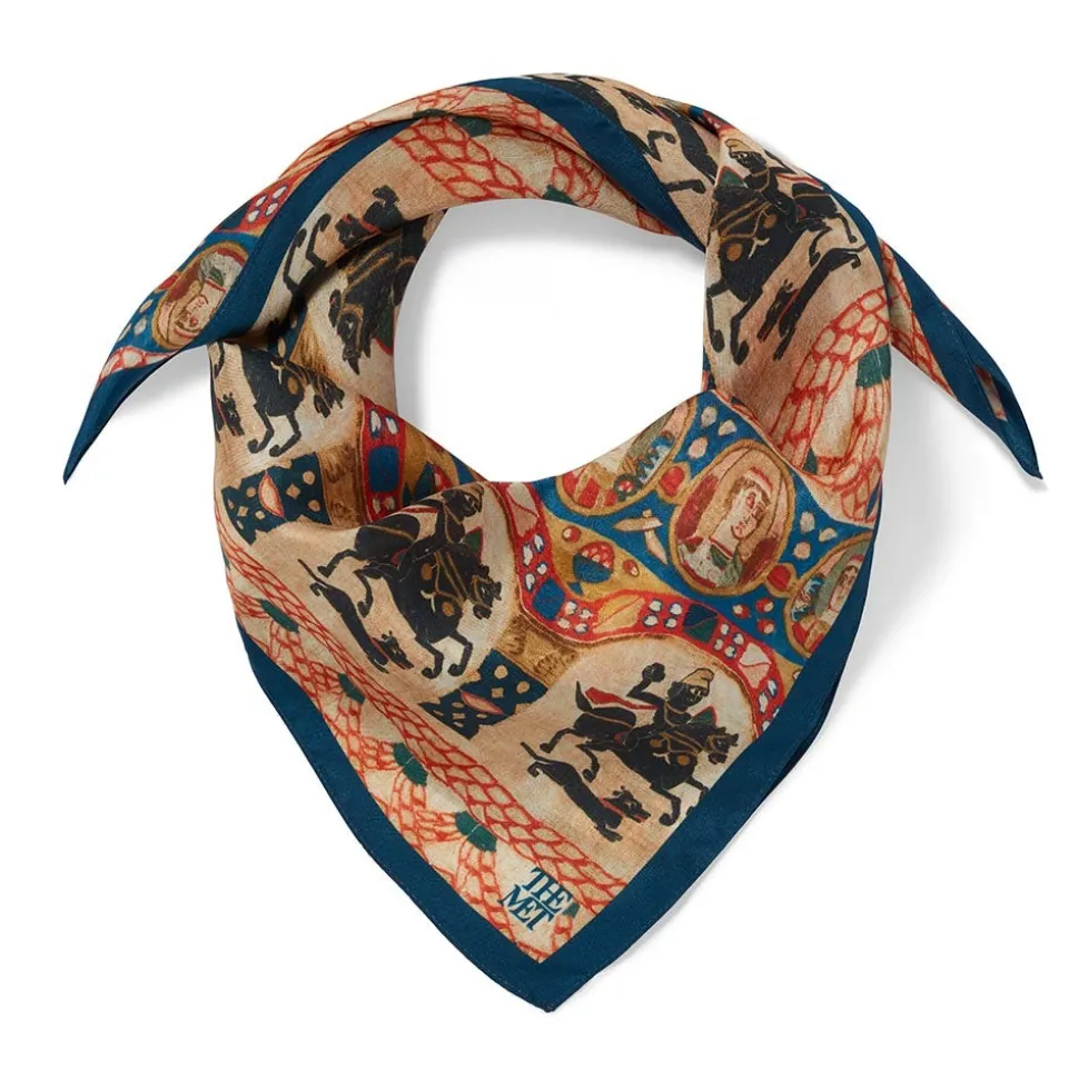 Coptic Horsemen Silk Neckerchief
