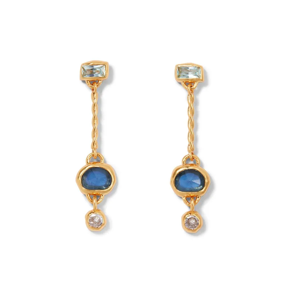 Cypriot Twist Collar Necklace And Triple-Drop Earrings Set