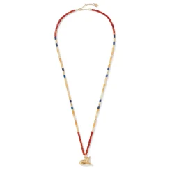 Egyptian New Kingdom Cat Beaded Pendant Necklace
