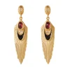 Erte Rayonnement Drop Earrings