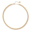 Golden Disc Necklace
