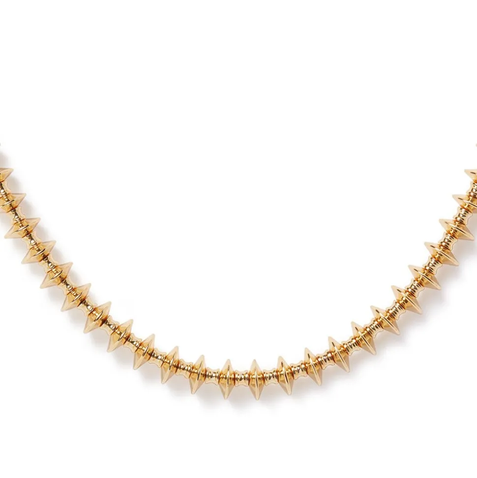 Golden Disc Necklace