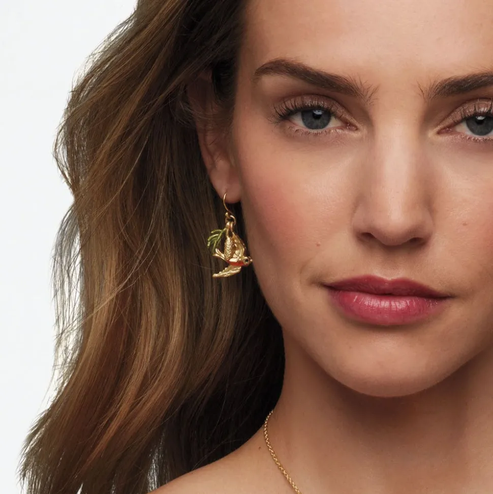 Holiday Birds Earrings