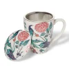 Iznik Garden Covered Mug With Tea Infuser