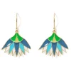 Lotus Blossom Drop Earrings