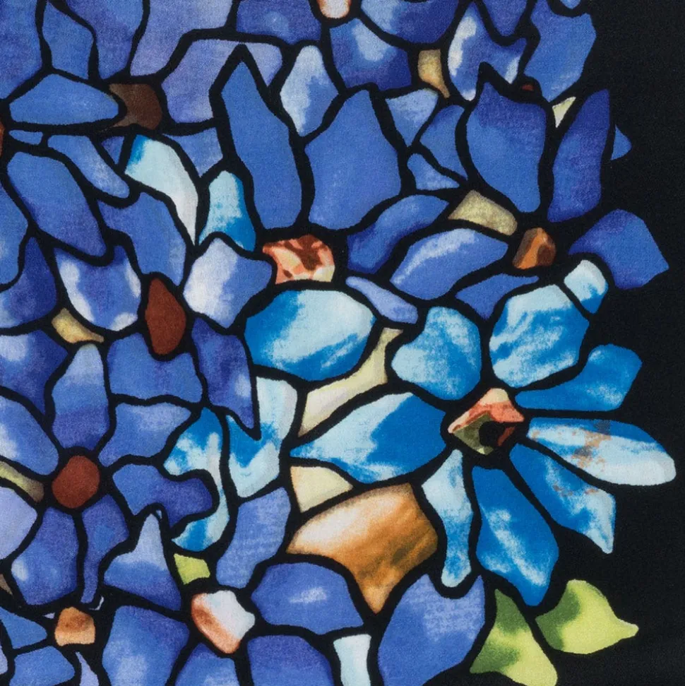 Louis C. Tiffany Clematis Oblong Silk Scarf
