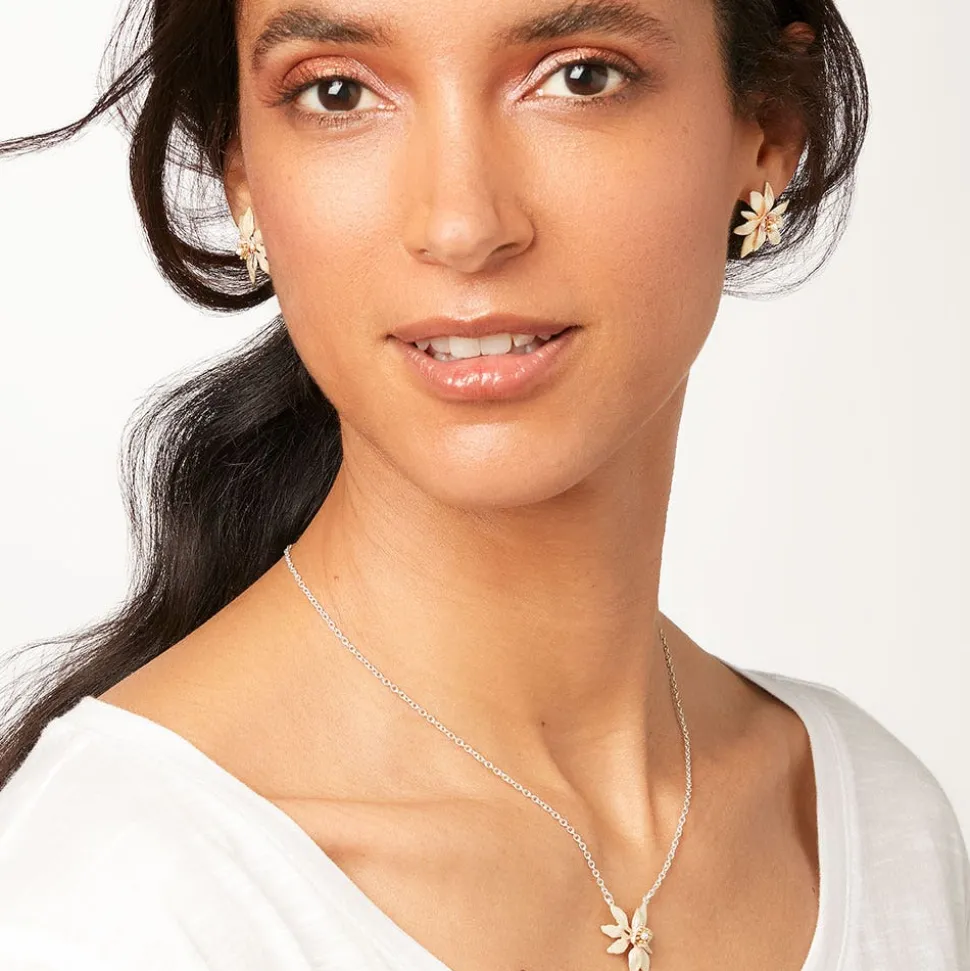 Magnolia Pendant Necklace