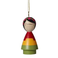 Modern Artist Wood Ornament Set