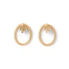 Oval Picture Frame Ear Jacket