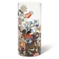 Peeters Bouquet Of Flowers Glass Vase
