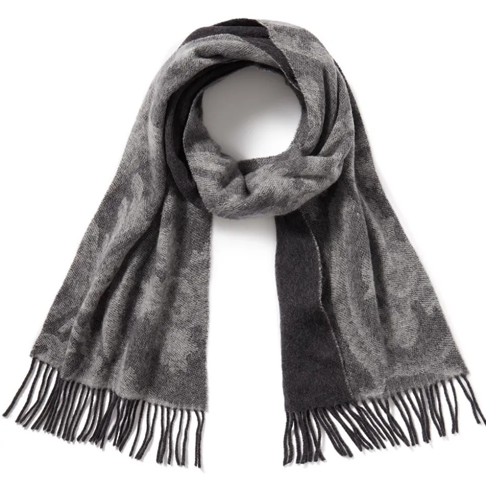 Roman Acanthus Scrolls Reversible Unisex Wool Scarf