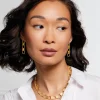 Roman Chain Drop Earrings