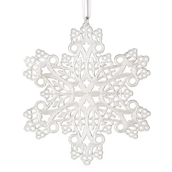 2023 Sterling Silver Star And Snowflake Ornament Set